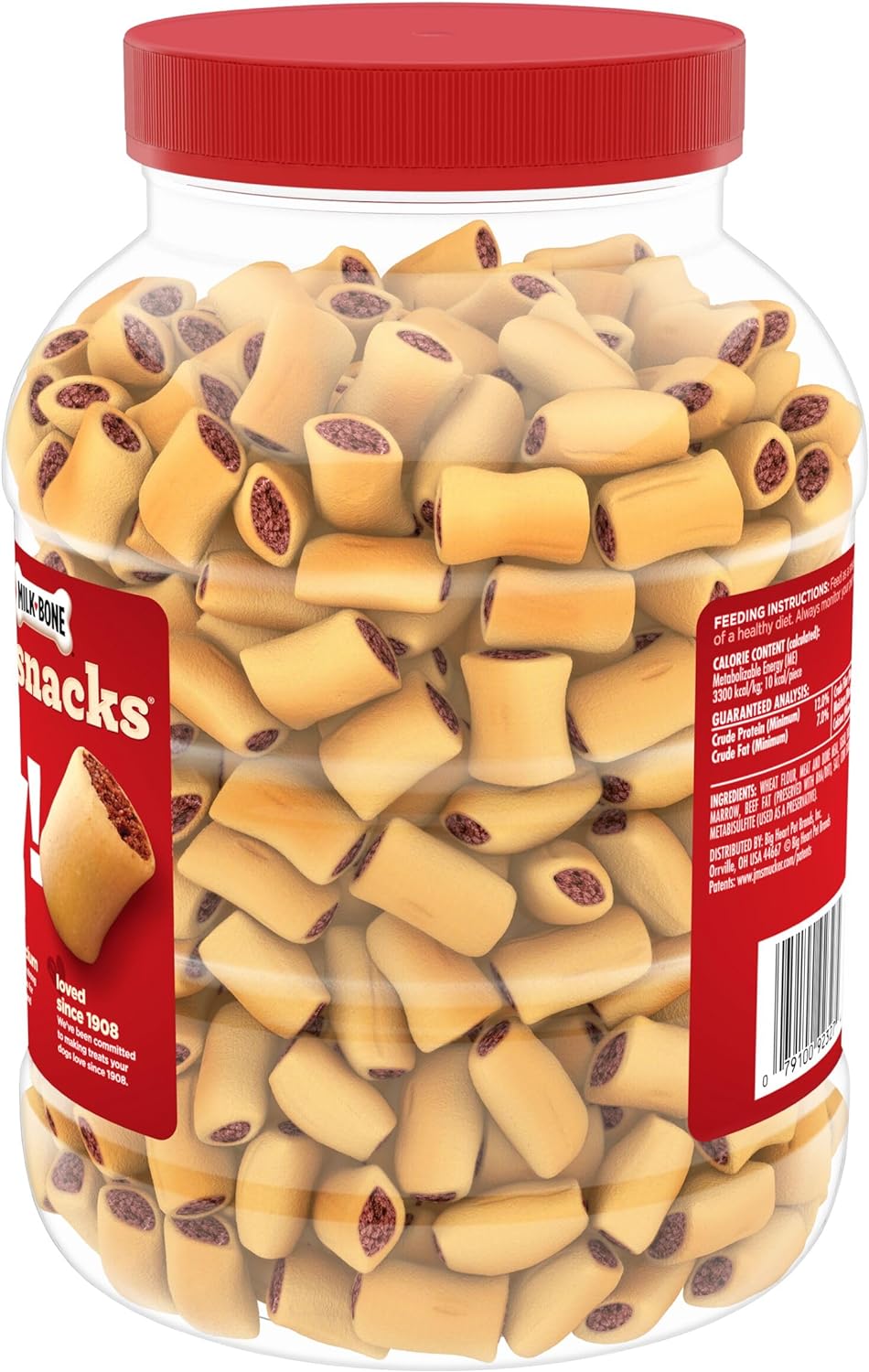 Milk-Bone MaroSnacks Dog Treats, Beef, 40 Ounce