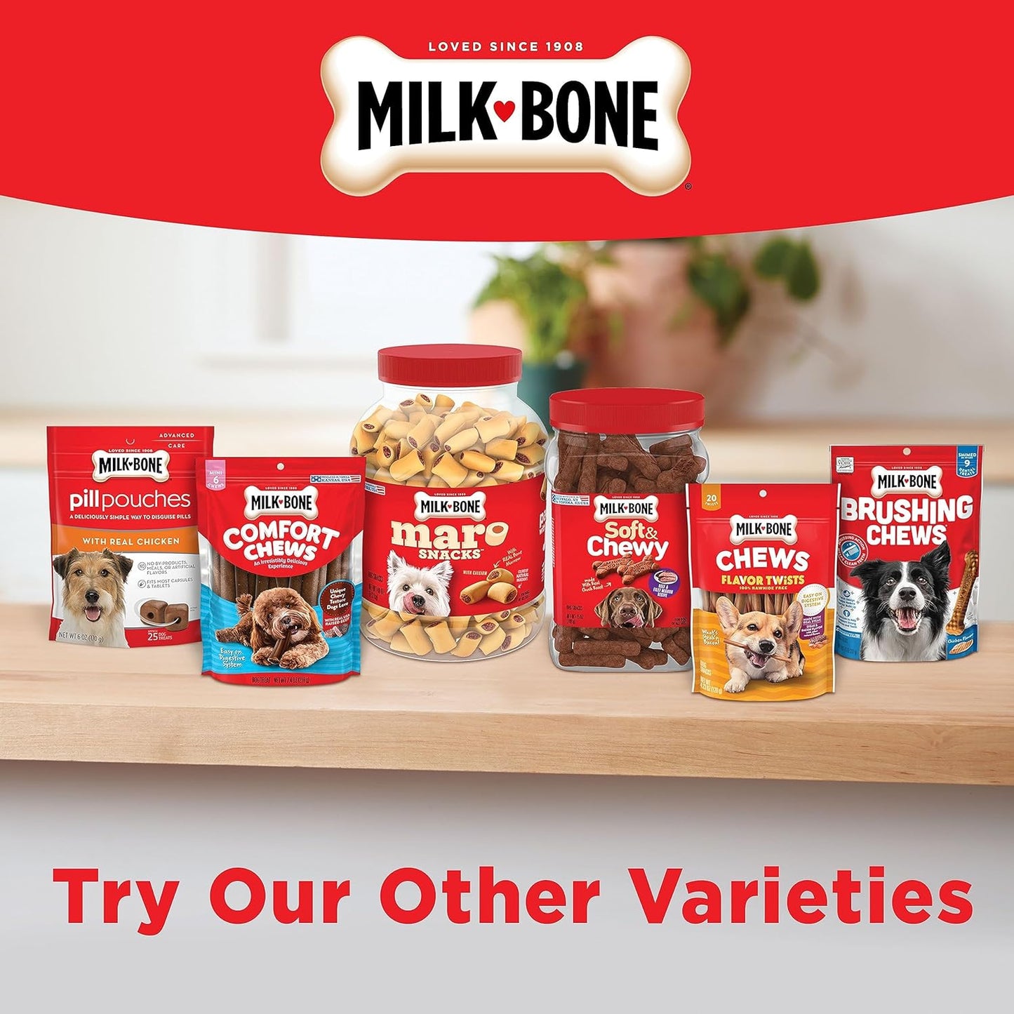 Milk-Bone Medium Crunchy Dog Treats, 10 Pounds, Helps Clean Teeth, Meaty Taste